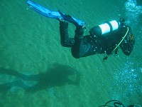  Steve from above at start of dive