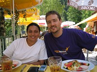  Monica and Mark also enjoy the excellent Hendelsalat...