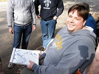  Horst drawing a map of our dive