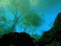  View looking out of the Devil's Ear - prior to entering the cave system