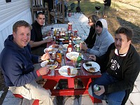  Post dive BBQ at the cottage