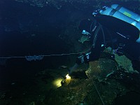  3rd jump across to the bats - Devil's Eye - Ginnie Springs