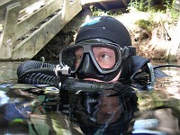  Irene on the surface at Ginnie Springs