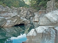  Crystal clear waters wind through the Verzasca valley